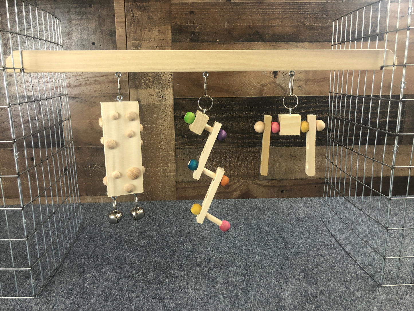 2020  Bunny Abode - Ramp Hold Bar & Toy Hanger Bar